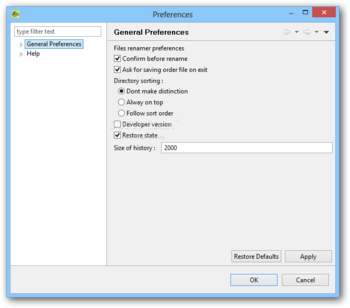 JFRenamer screenshot 3