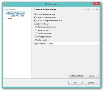 JFRenamer Portable screenshot 4