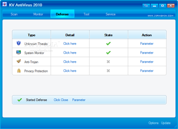 Jiangmin Antivirus KV 2010 screenshot 3