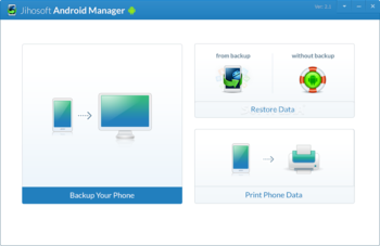 Jihosoft Android Manager screenshot