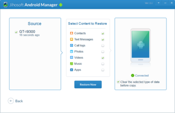 Jihosoft Android Manager screenshot 3