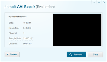 Jihosoft AVI Repair screenshot 2