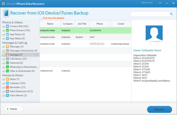 Jihosoft iPhone Data Recovery screenshot 4