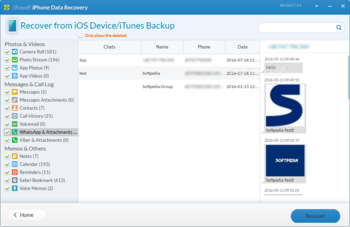 Jihosoft iPhone Data Recovery screenshot 6