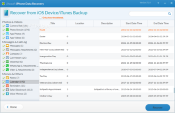 Jihosoft iPhone Data Recovery screenshot 7