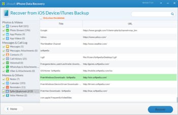 Jihosoft iPhone Data Recovery screenshot 9