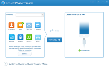 Jihosoft Phone Transfer screenshot 2