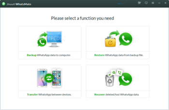 Jihosoft WhatsMate screenshot