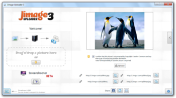 Jimage Uploader 3 screenshot