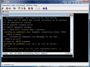 jIRCii screenshot