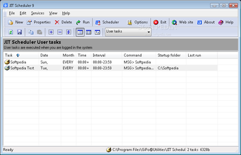 JIT Scheduler screenshot
