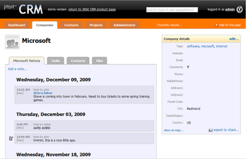 Jitbit CRM screenshot 3