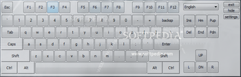 Jitbit Virtual Keyboard screenshot