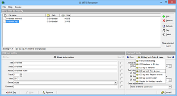 JJ MP3 Renamer screenshot 2