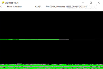 JkDefrag Portable screenshot 2