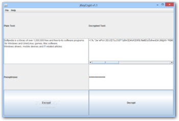 jKeyCrypt screenshot