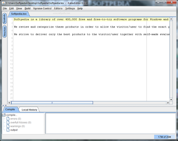 JLatexEditor screenshot