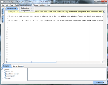 JLatexEditor screenshot 4