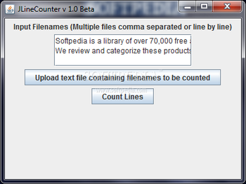 JLineCounter screenshot
