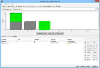 jMemorize screenshot