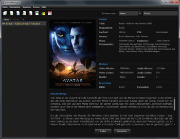 jMovieManager screenshot
