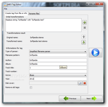 jMP3 Tag Editor screenshot 2