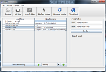 JMP3Renamer screenshot 2