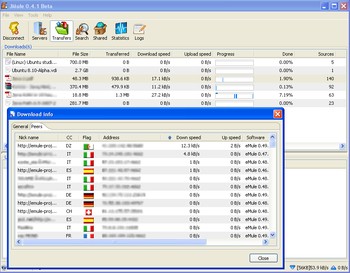JMule screenshot 4