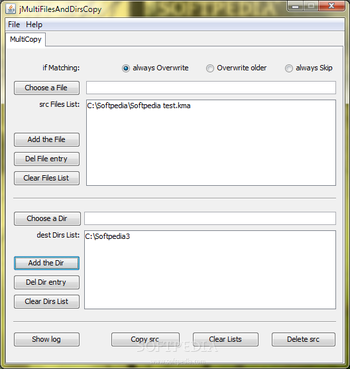 jMultiFilesAndDirsCopy screenshot