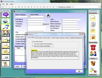 Job Search Toolbox screenshot