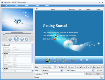 Joboshare AVI MPEG Converter screenshot 2