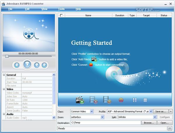 Joboshare AVI MPEG Converter screenshot 3