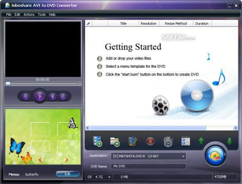 Joboshare AVI to DVD Converter screenshot 2