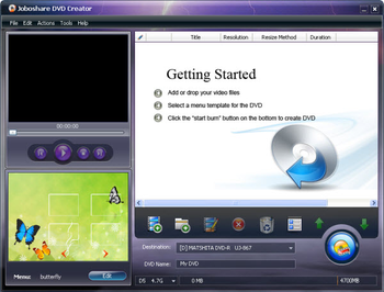 Joboshare DVD Creator screenshot 3