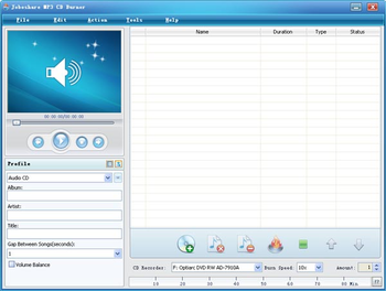 Joboshare MP3 CD Burner screenshot