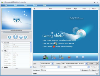 Joboshare WMV Video Converter screenshot 3