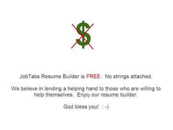 JobTabs Free Resume Builder screenshot 8