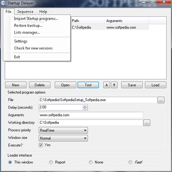 JockerSoft Startup Delayer screenshot 2