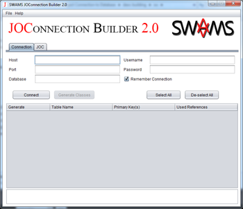JOConnection Builder screenshot 2