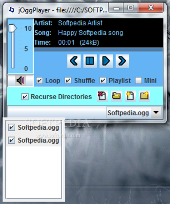 jOggPlayer screenshot
