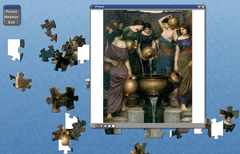 John William Waterhouse - The Danaides Puzzle game screenshot