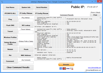 Johnnys Simple Command Prompt screenshot