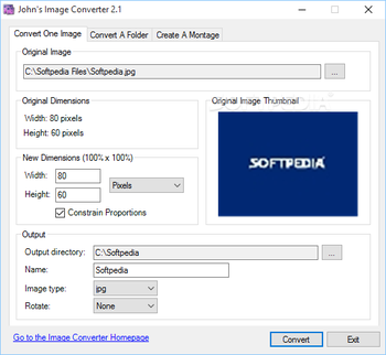 Johnâ€™s Image Converter screenshot