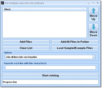 Join Multiple Lines Into One Software screenshot
