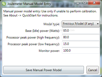 Joulemeter screenshot 2