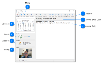 Journal2Day screenshot