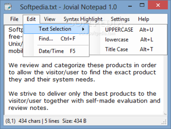 Jovial Notepad screenshot 2
