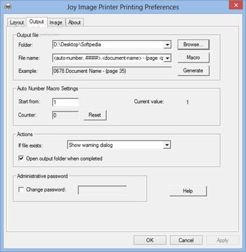 Joy Image Printer screenshot