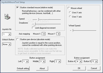 JoystickMouseTool screenshot