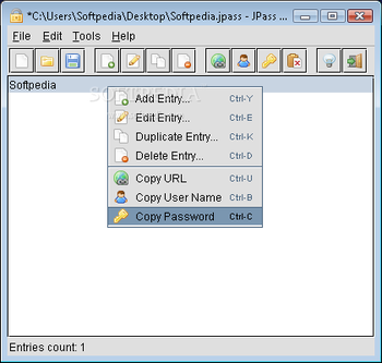 JPass screenshot